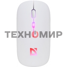 Мышь беспроводная Defender Touch MM-997 белый, 1600 dpi, радиоканал, Bluetooth, USB, кнопки - 4
