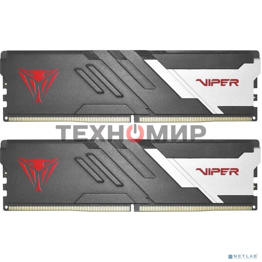 Оперативная память Patriot Viper Venom, DDR5, 16GB (2x8GB), 5600MHz, CL40, DIMM, с радиатором, черный