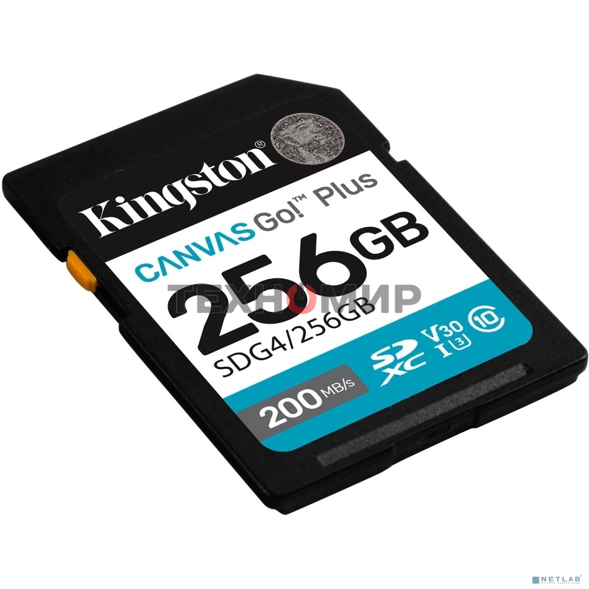 Флеш карта SDXC 256Gb Kingston SDG4/256Gb Canvas Go! Plus V30