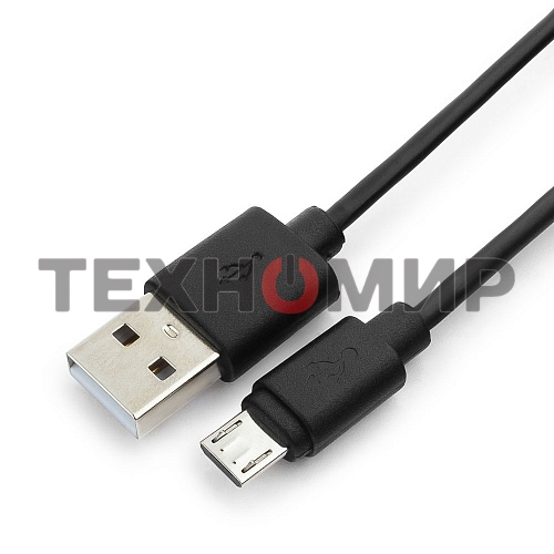 Кабель USB 2.0 Pro Гарнизон GCC-mUSB2-AMBM-1.8M, AM/microBM 5P, 1.8м, черный, пакет