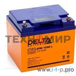 Батарея для ИБП Delta DTM 1240 L (12V, 40Ah) с увеличенным сроком службы (10 лет)
