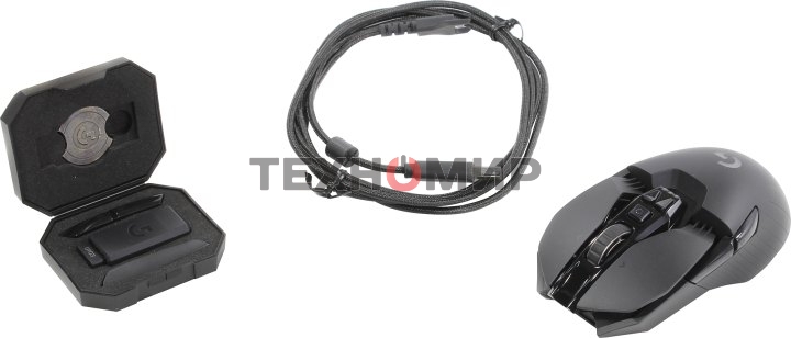 Мышь беспроводная Logitech G903 LIGHTSPEED черный, 25600 dpi, радиоканал, USB, кнопки - 11