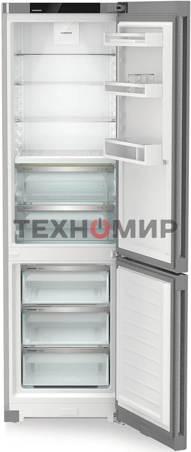 Холодильник Liebherr CBNsdc 573i-22 серебристый двухкамерный 266/94л морозилка снизу, No Frost