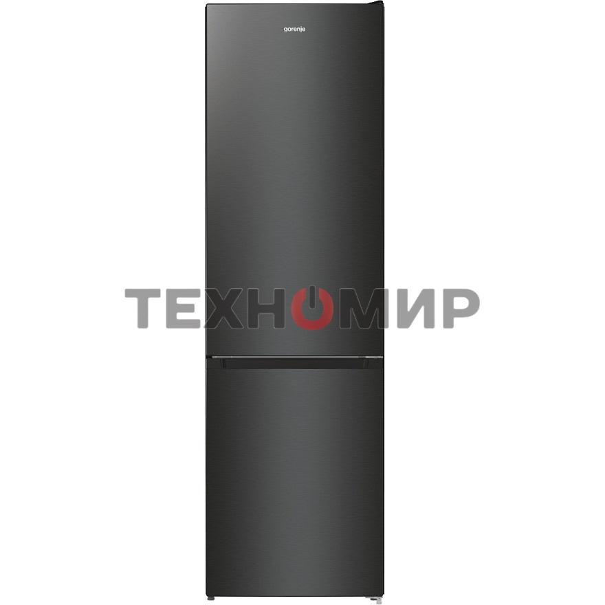 Холодильник Gorenje NRK6202EBXL4 черный матовый двухкамерный 235/96л морозилка снизу, No Frost