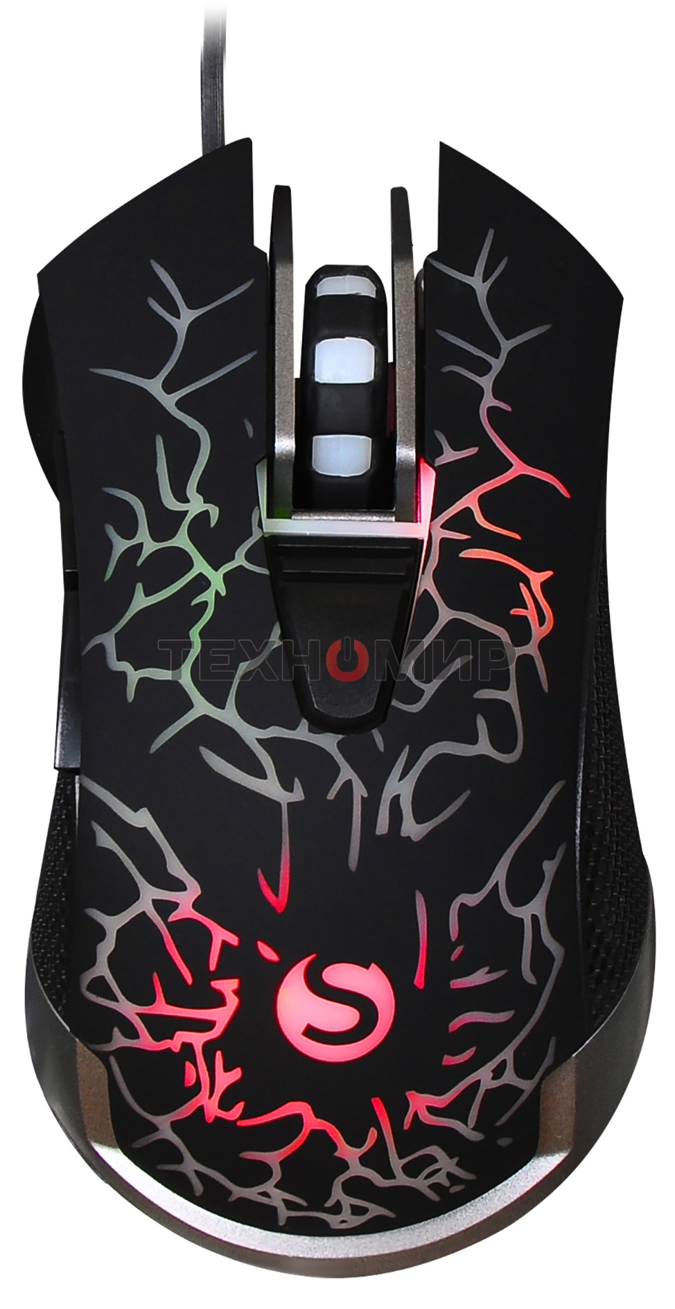 Мышь проводная SunWind SW-M705G черный, 3600 dpi, USB, кнопки - 6