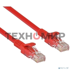 Патч-корд UTP cat.5e, 1.5м ExeGate красный