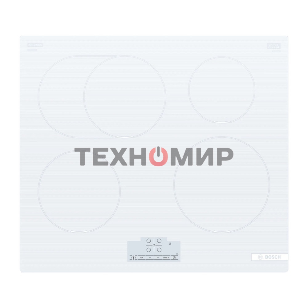 Индукционная варочная панель Bosch Serie 6 PIF612BB1E белый