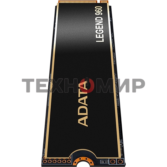 Накопитель SSD ADATA LEGEND 960, 1Tb, PCIe 4.0 x4, M.2 2280, NVMe, R/W 7400/6000, с радиатором