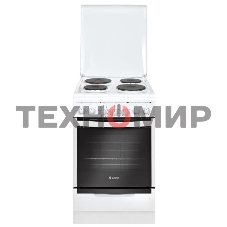 Плита электрическая Gefest 5140-02 белый, конфорок 4 шт, духовка 55 л, 50 см x 85 см x 58.5 см