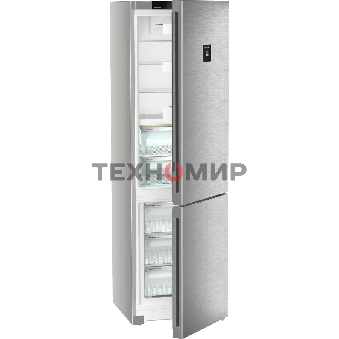 Холодильник Liebherr CBNsdc 573i-22 серебристый двухкамерный 266/94л морозилка снизу, No Frost