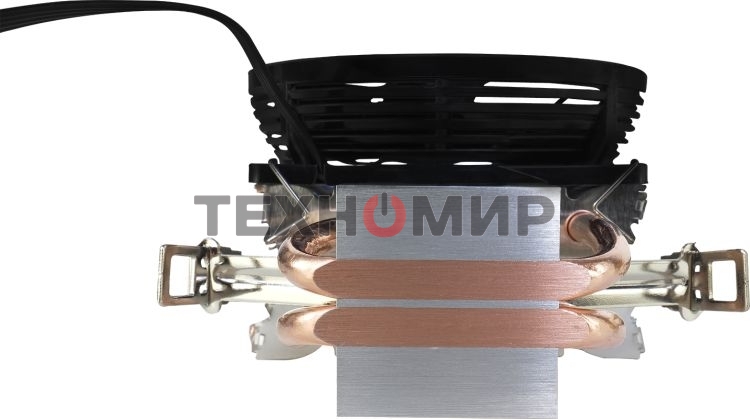 Кулер для процессора AeroCool/Formula Verkho 2 серебристый, 90 мм, алюминий/медь, 2000 об/мин, 25 дБ, 4 pin, 110 Вт, 125 мм