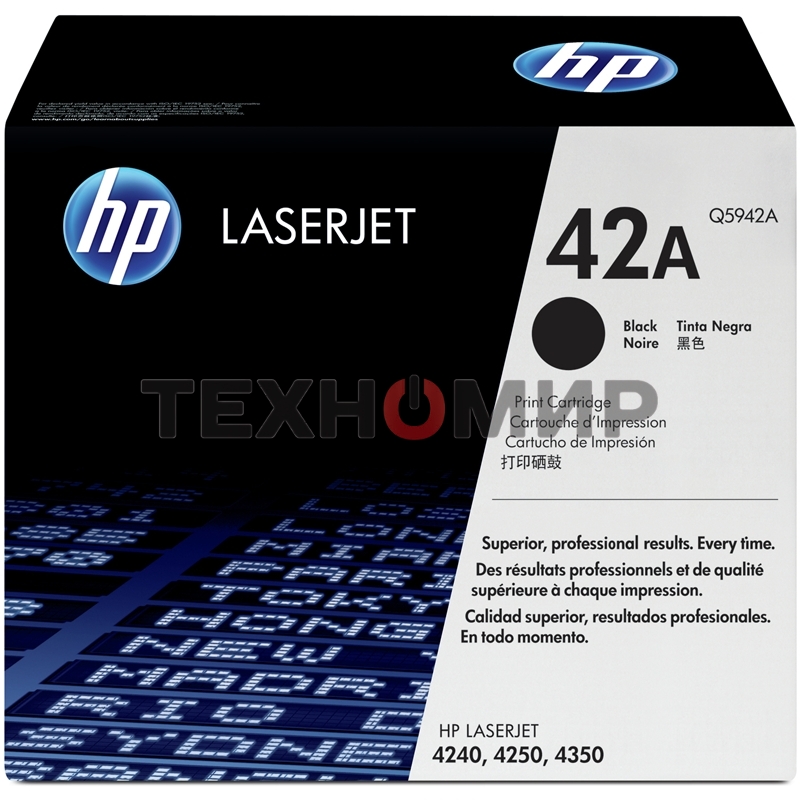 Картридж лазерный HP Q5942A черный для LJ 4250/4350 10 000 стр.