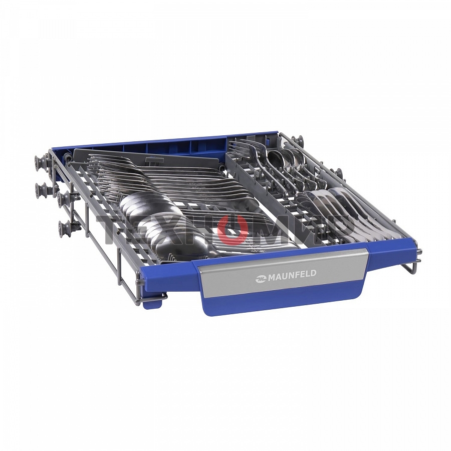 Встраиваемая посудомоечная машина Maunfeld MLP-08IMR, белый/черный, 44.5 см, 10 компл., 47 дБ, класс A++