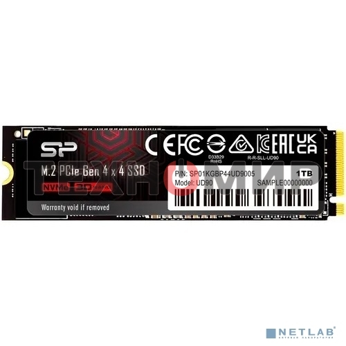 Накопитель SSD Silicon Power PCI-E 3.0 1Tb SP01KGbP44UD9005 M-Series UD80 M.2 2280