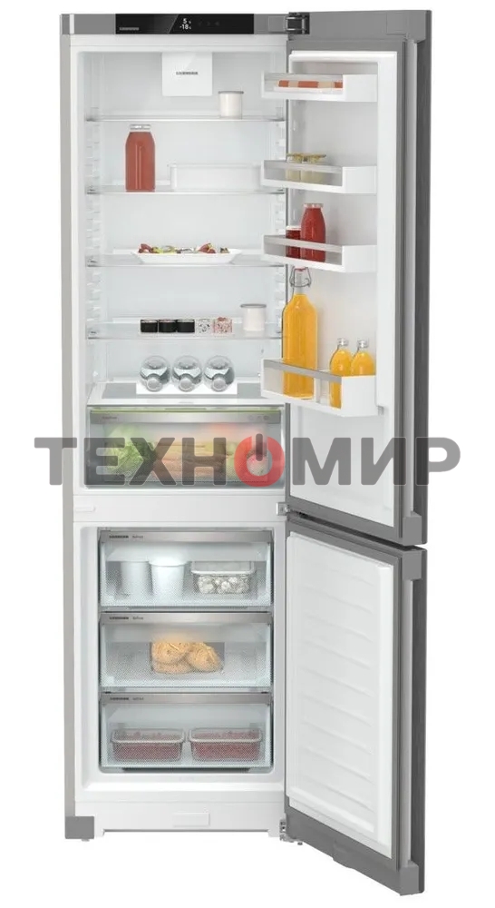 Холодильник Liebherr CNsfd 5703-22 001 Pure серебристый SteelFinish двухкамерный 266/94л морозилка снизу