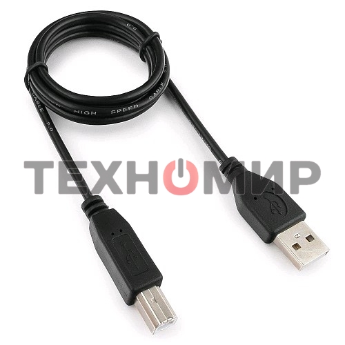 Кабель Гарнизон USB 2.0, AM/BM, 1м, пакет (GCC-USB2-AMBM-1M)