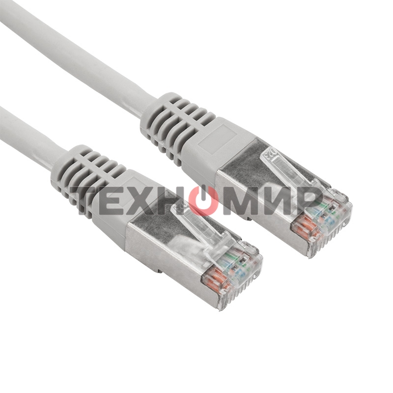 Пaтч-корд U/UTP Rexant, cat.5e, RJ45-RJ45, неэкранированный, LSZH серый, 2м