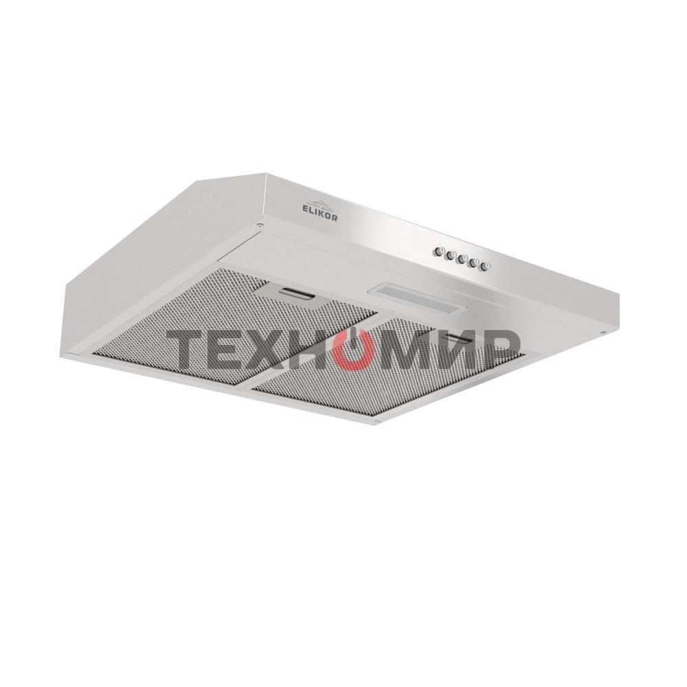 Вытяжка подвесная Elikor ECO XS 50 серебристая, 49.5 см, 400 куб. м/ч, 55 дБ