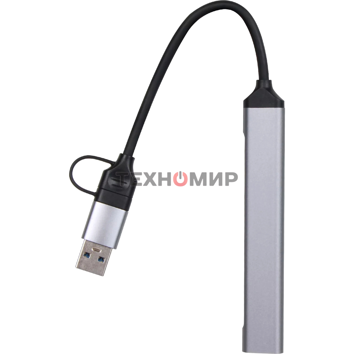 USB-концентратор TypeC+adapter-->USB3.0+2USB2,0+SD+TF, VCOM