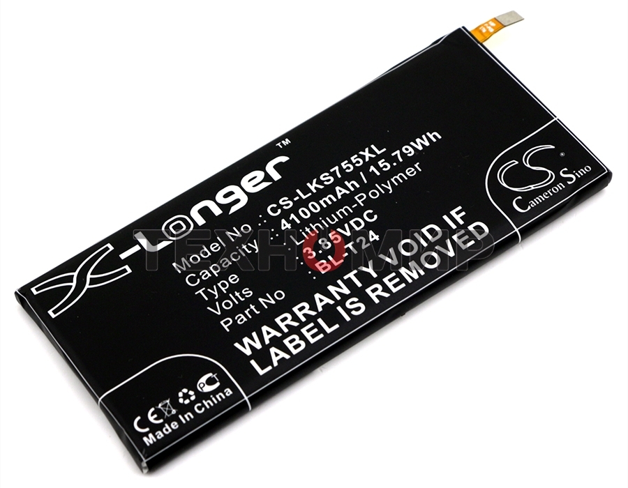 Аккумулятор CameronSino CS-LKS755XL BL-T24 для LG K212, K220 3.85V, 4100mAh, 15.79Wh