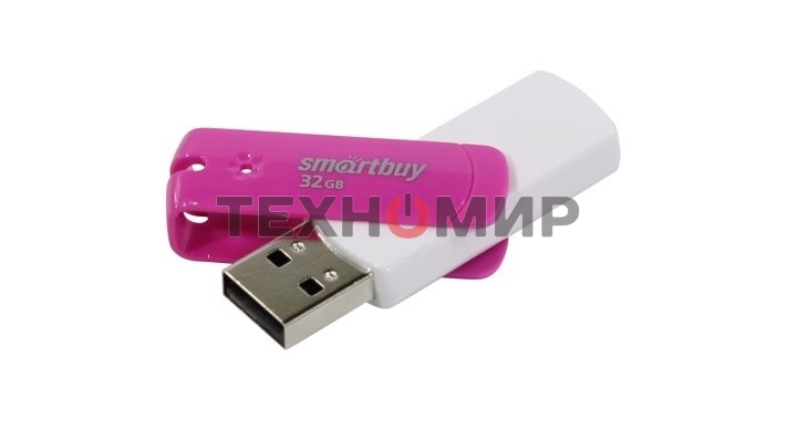 Флешка USB Smartbuy Diamond Pink (SB32GbDP), 32Gb, USB 2.0, R/W 25/15, розовый