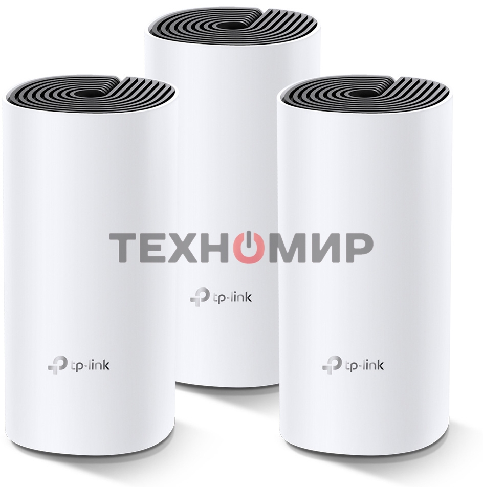 Бесшовный Mesh роутер TP-Link Deco M4 (DECO M4(3-PACK)) AC1200 10/100/1000BASE-TX (упак.:3шт)