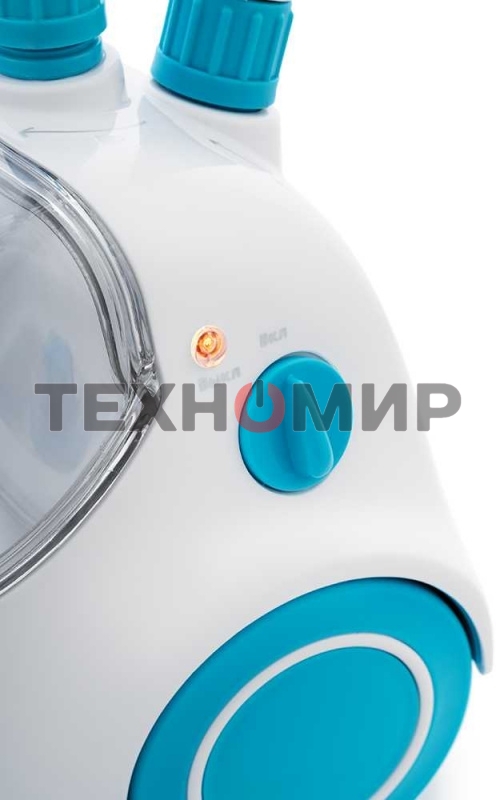 Отпариватель Kitfort КТ-957 белый/бирюзовый, 1500 Вт, 25 г/мин, 1900 мл