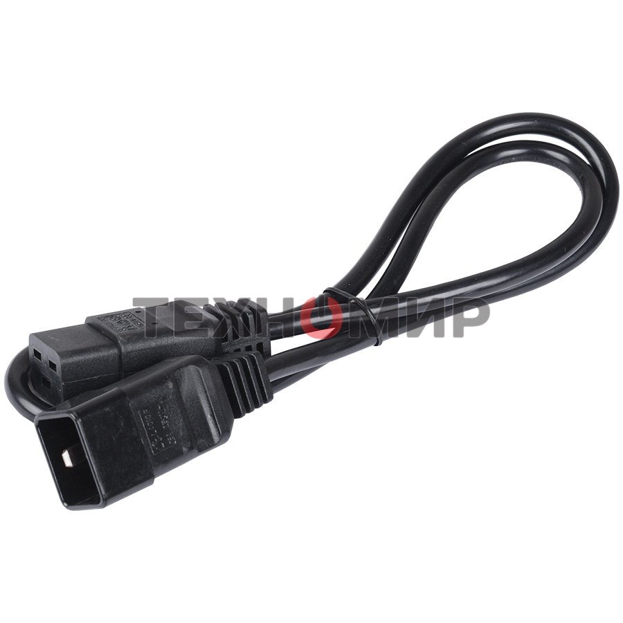 Кабель электропитания ITK PC-C19C20-3M PDU 3x1,5 3М с разъемами С19-C20