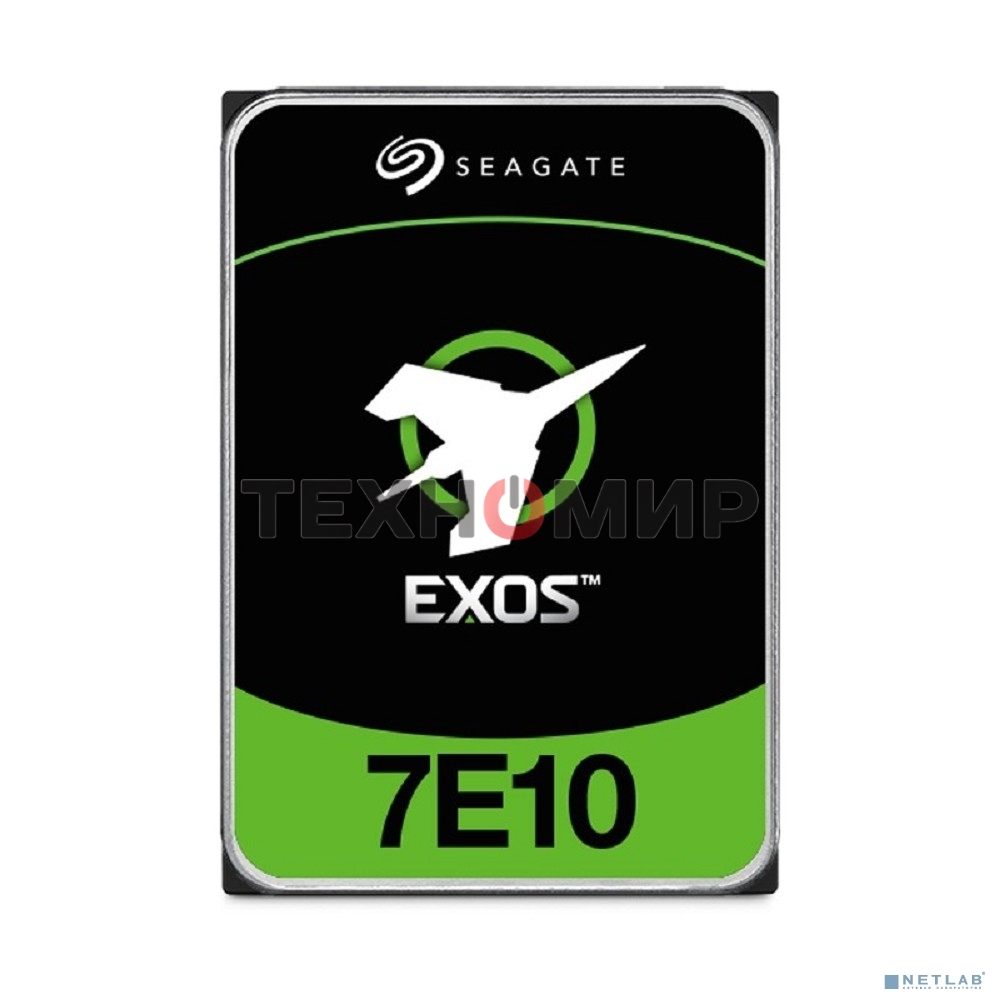 Жесткий диск SEAGATE HDD Server Exos 7E10 512E/4kn (3.5'/ 10Tb/ SAS 12Gb/s/7200rpm)