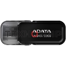 Флешка USB ADATA UV240 (AUV240-32G-RBK), 32Gb, USB 2.0, R/W 15/5, черный