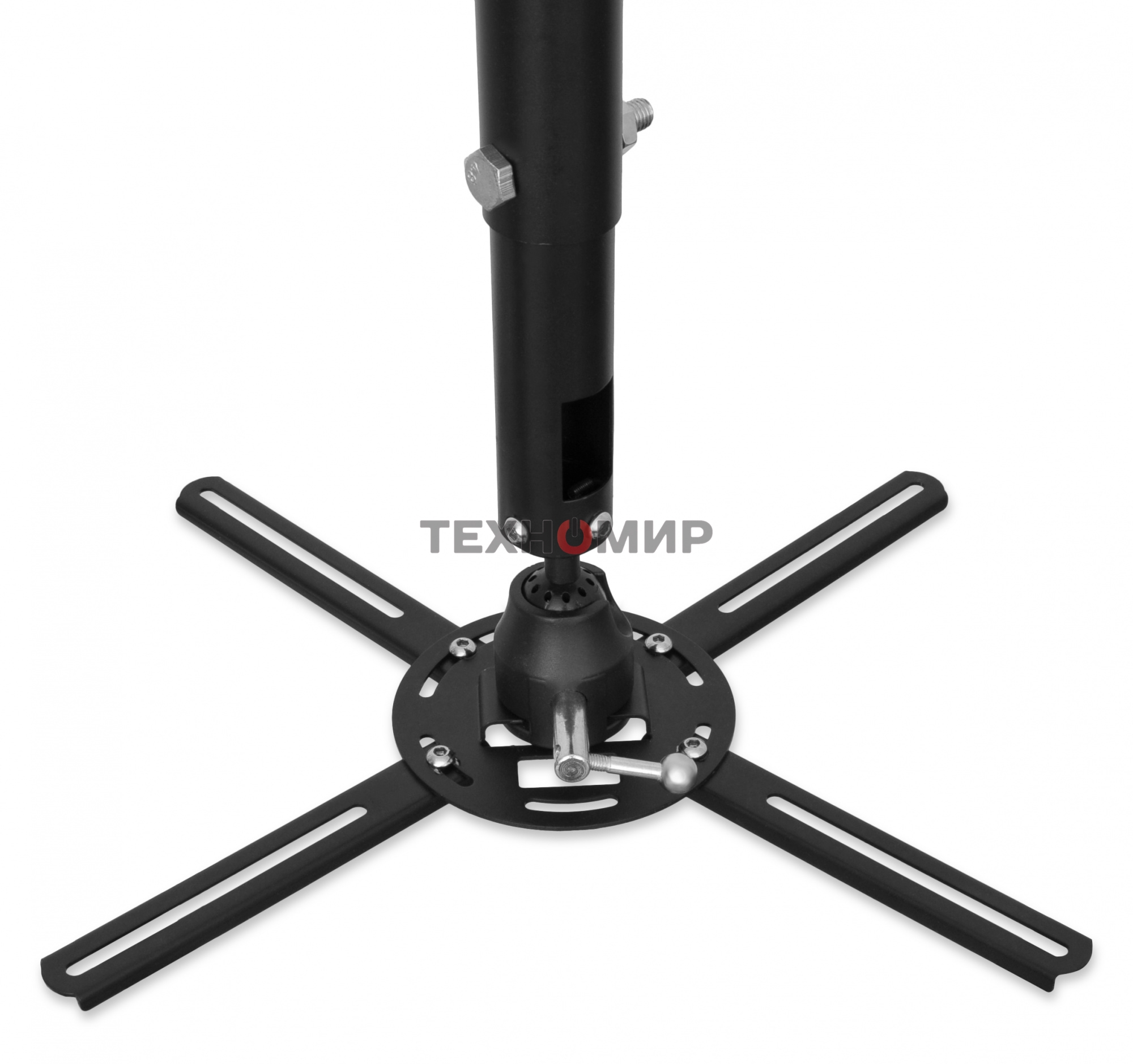 Кронштейн для проектора Buro PR06-B черный макс.20кг потолочный поворот и наклон