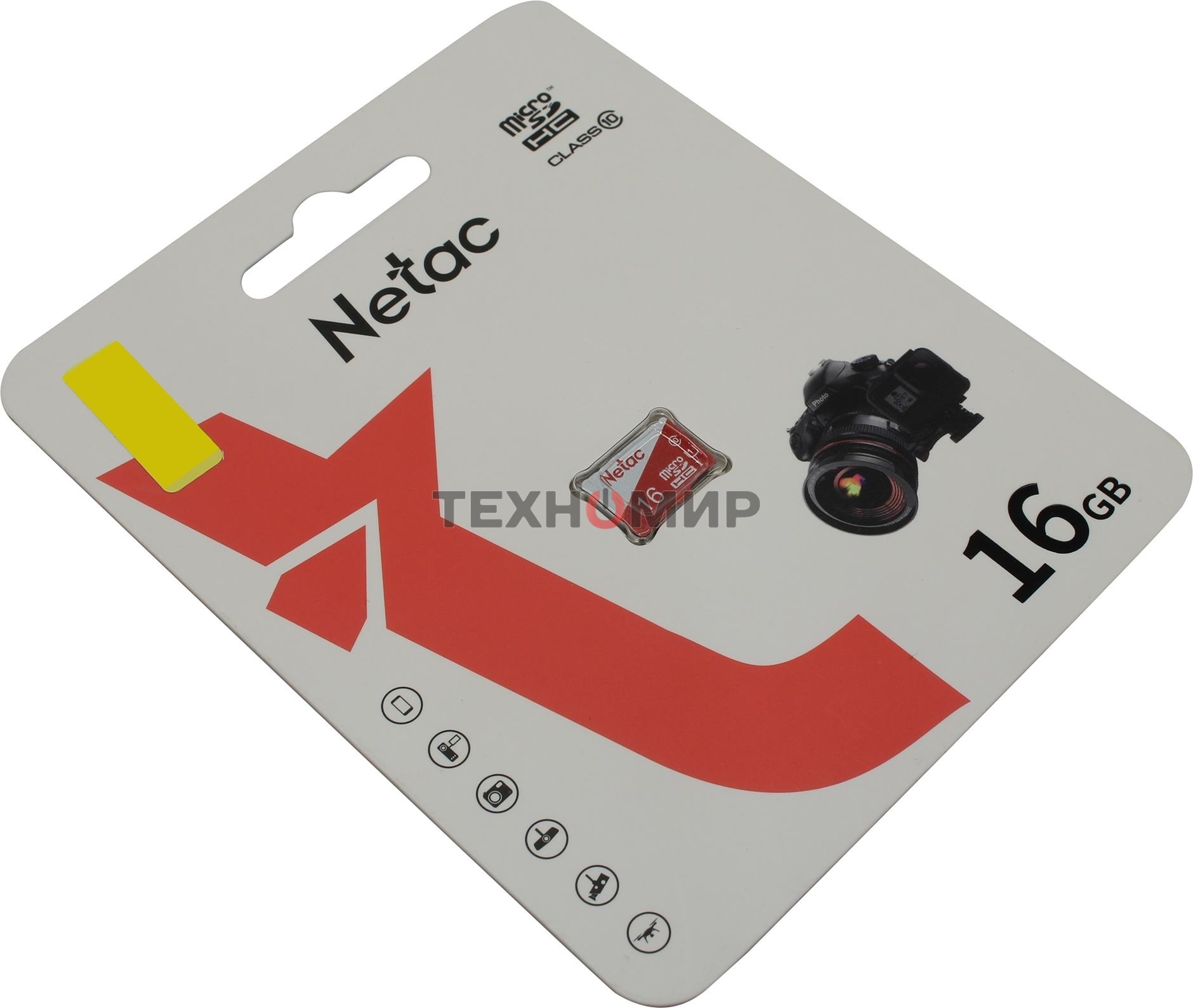 Флеш карта microSDHC 16Gb Netac P500 ECO (50/95 Mb/s, no adapter) (NT02P500ECO-016G-S)