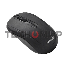 Мышь беспроводная ExeGate Professional Standard SR-9021 черный, 1200 dpi, радиоканал, USB, кнопки - 3