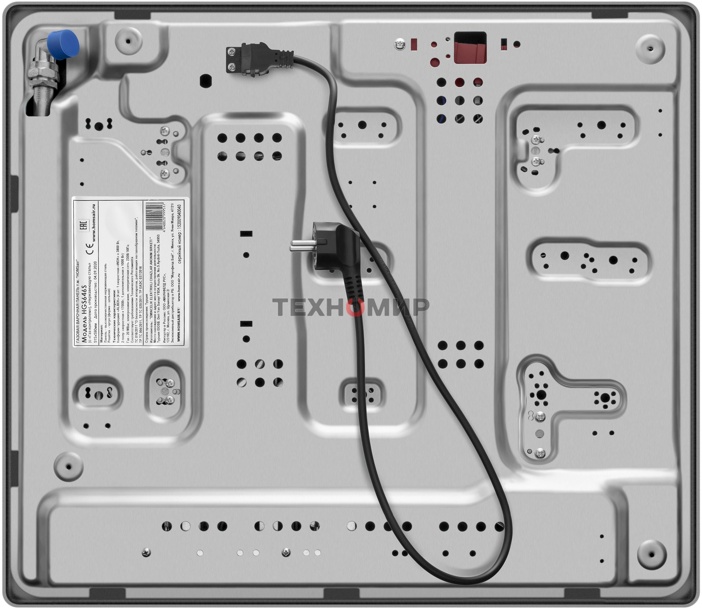 Газовая варочная панель HOMSair HGS646S