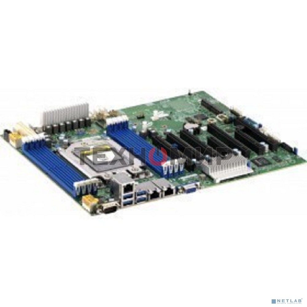 Материнская плата серверная Supermicro MBD-H12SSL-I-B, SP3, AMD EPYC 7002/7003, 8xDDR4, 8xSATA, 2xM.2, 5xPCIe x16, 2xPCIe x8, 2x1Gb LAN, 4xUSB 3.2 Gen 1, 1xVGA, ATX