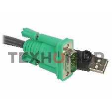 Кабель KVM ATEN 2L-5201U USB(тип А Male)+HDB15(Male) <-> SPHD15(Male) 1,2м., черный.