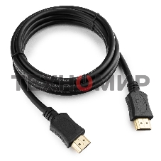 Кабель Cablexpert HDMI CC-HDMI4L-6, 19M/19M, v2.0, серия Light, позол.разъемы, экран, 1.8м, черный, пакет