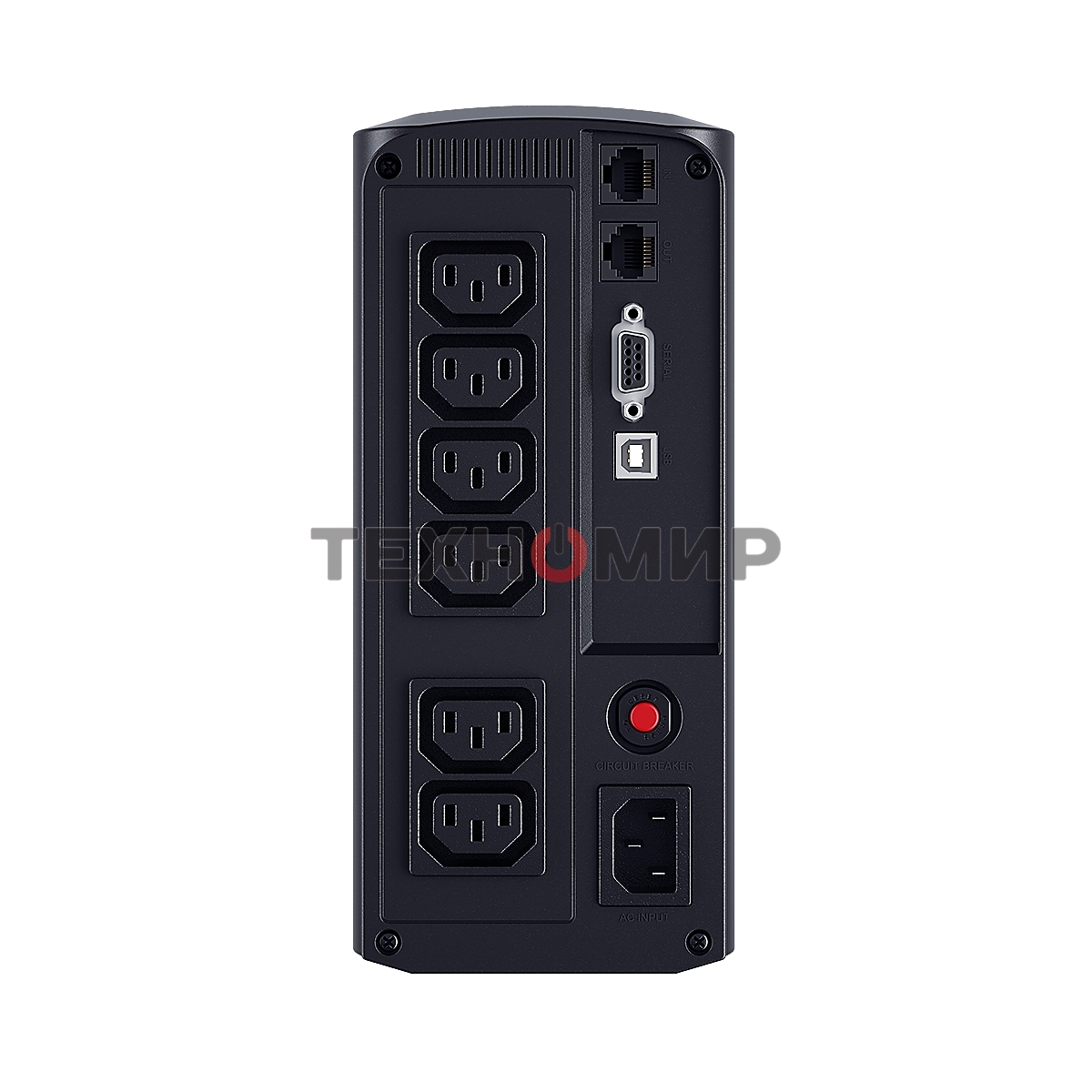 Источник бесперебойного питания UPS CyberPower VP700EILCD Line-Interactive 700VA/390W USB/RS-232/RJ11/45 (6 IEC С13)