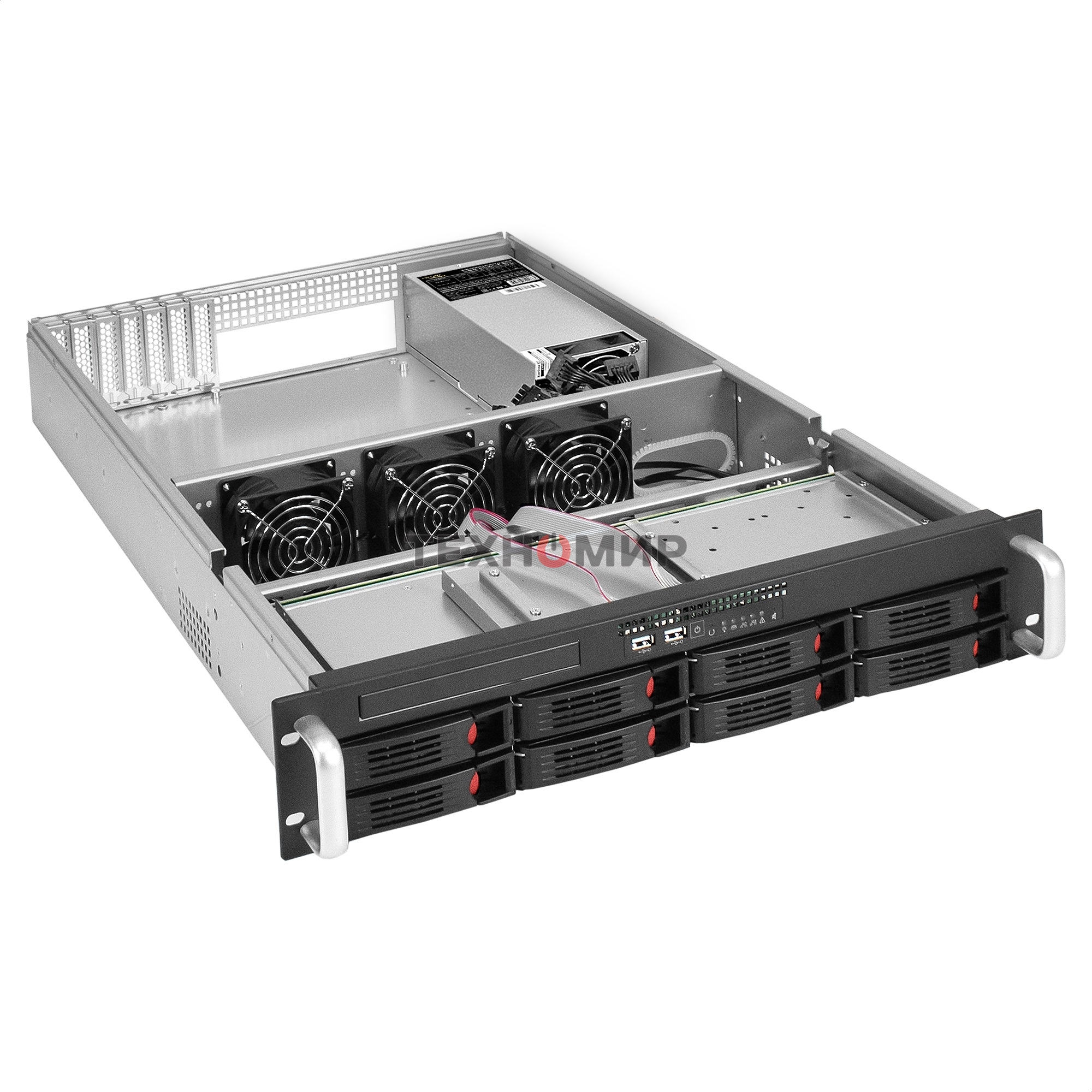 Серверный корпус ExeGate Pro 2U660-HS08 (RM 19