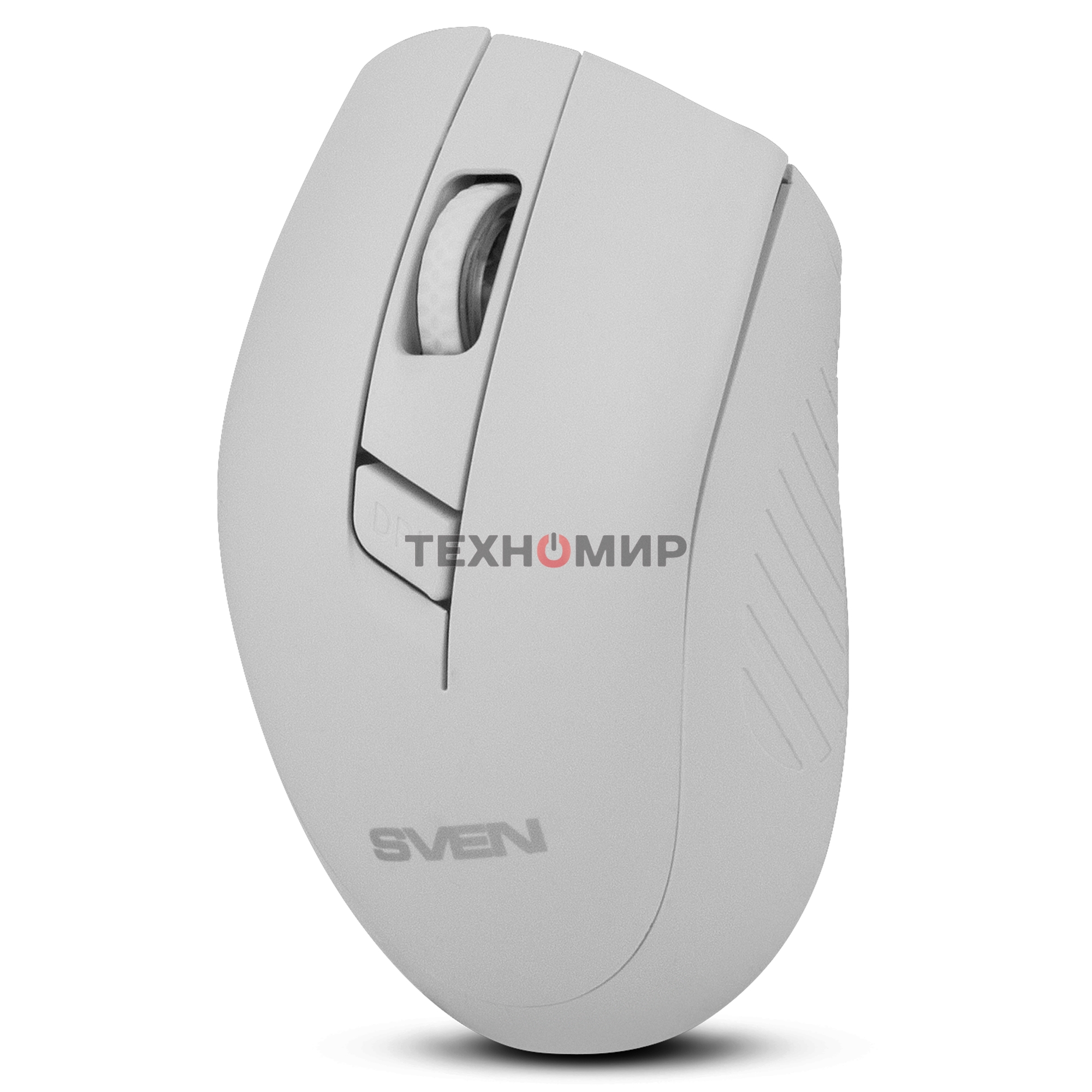 Мышь беспроводная SVEN RX-425W белый, 1600 dpi, радиоканал, USB, кнопки - 6