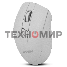 Мышь беспроводная SVEN RX-425W белый, 1600 dpi, радиоканал, USB, кнопки - 6