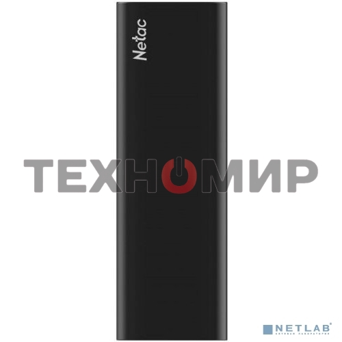 Внешний SSD Netac Z SLIM, 250 Gb, USB 3.2 Gen 2 Type-C, R/W 550/480, черный