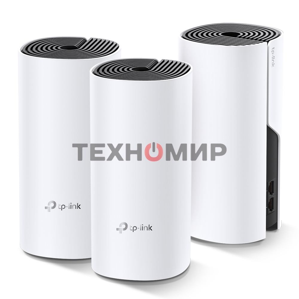 Бесшовный Mesh роутер TP-Link Deco M4 (DECO M4(3-PACK)) AC1200 10/100/1000BASE-TX (упак.:3шт)