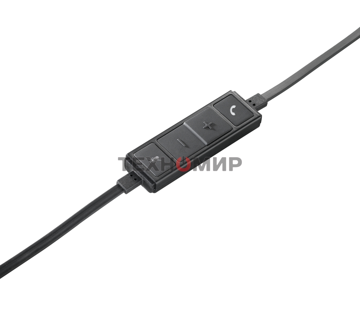 Гарнитура проводная с микрофоном Logitech H650E черный 1.1м 981-000519