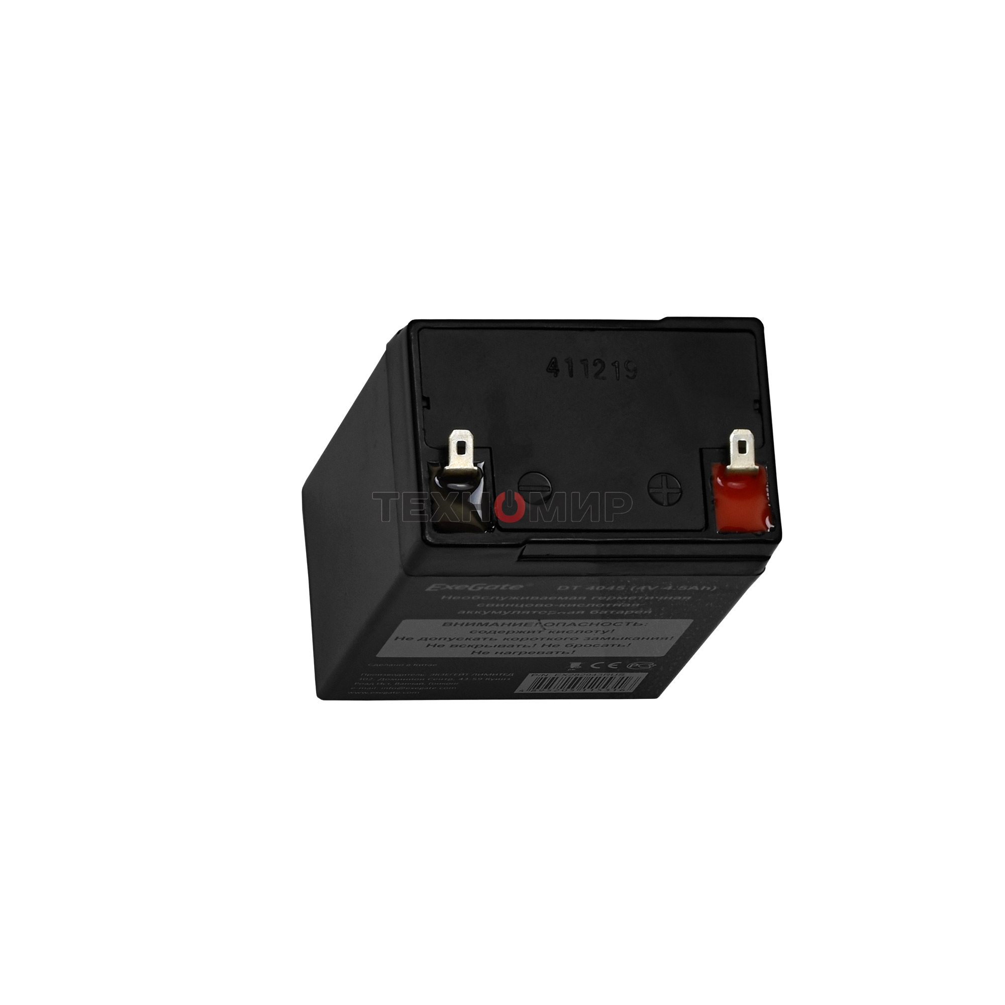 Батарея для ИБП ExeGate DT 4045 (4V 4.5Ah), клеммы F1