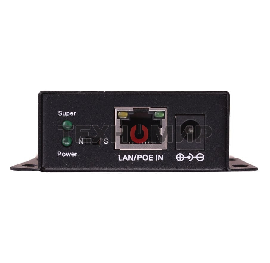 PoE удлинитель Osnovo E-PoE/1A 10M/100M Fast Ethernet на 400м (до 30W)