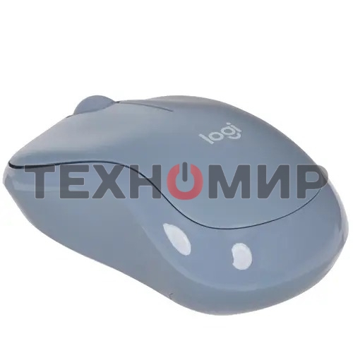 Мышь беспроводная Logitech M221 голубой, 1000 dpi, радиоканал, USB, кнопки - 3