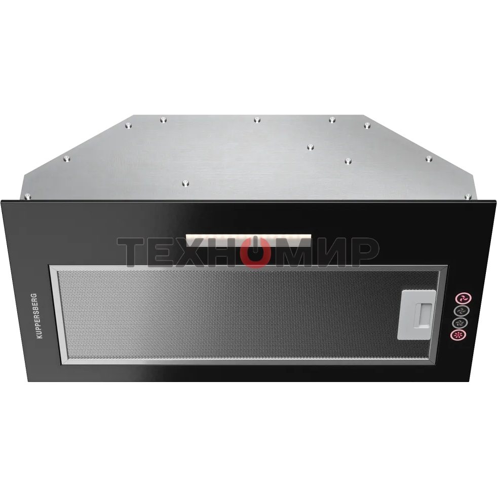 Вытяжка встраиваемая Kuppersberg Intouch 60 B черный, 54 см, 650 куб. м/ч, 41 дБ