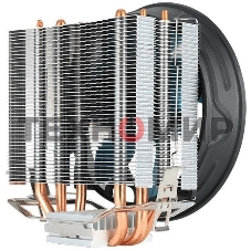 Кулер для процессора AeroCool/Formula Verkho 3 Plus серебристый, 120 мм, алюминий/медь, 2000 об/мин, 26.7 дБ, 4 pin, 125 Вт, 134 мм