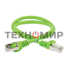 Патч-корд ITK PC02-C5EFL-5M FTP вилка RJ-45-вилка RJ-45 cat.5е 5м зеленый LSZH (уп.:1шт)